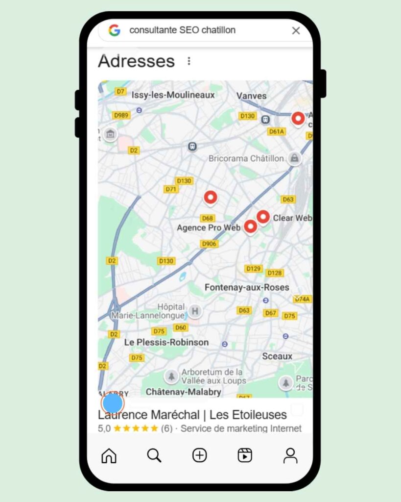 consultant seo locale fiche etablissement google 